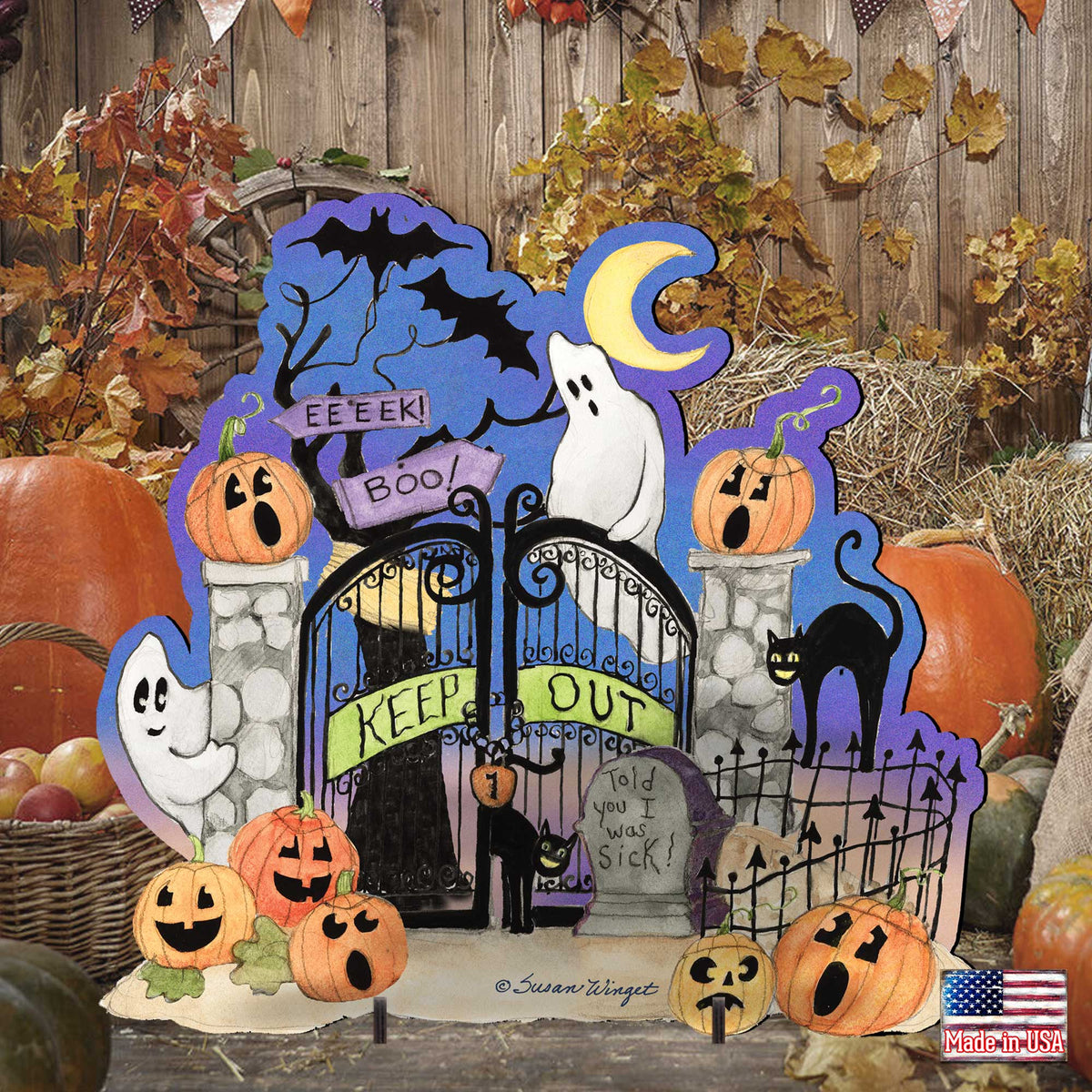 Halloween Scene Outdoor Decor