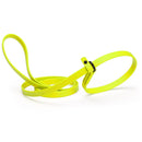 bright neon yellow waterproof Biothane Slip Lead leash in 5ft or 7ft and 3/8", 5/8" or 1/2" widths