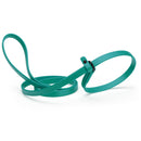 dark teal green waterproof Biothane Slip Lead leash in 5ft or 7ft and 3/8", 5/8" or 1/2" widths