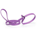 lilac purple waterproof Biothane Slip Lead leash in 5ft or 7ft and 3/8", 5/8" or 1/2" widths