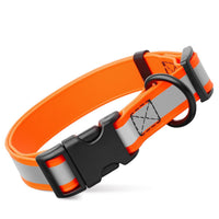 Biothane Reflective Dog Collar - Quick Release Buckle