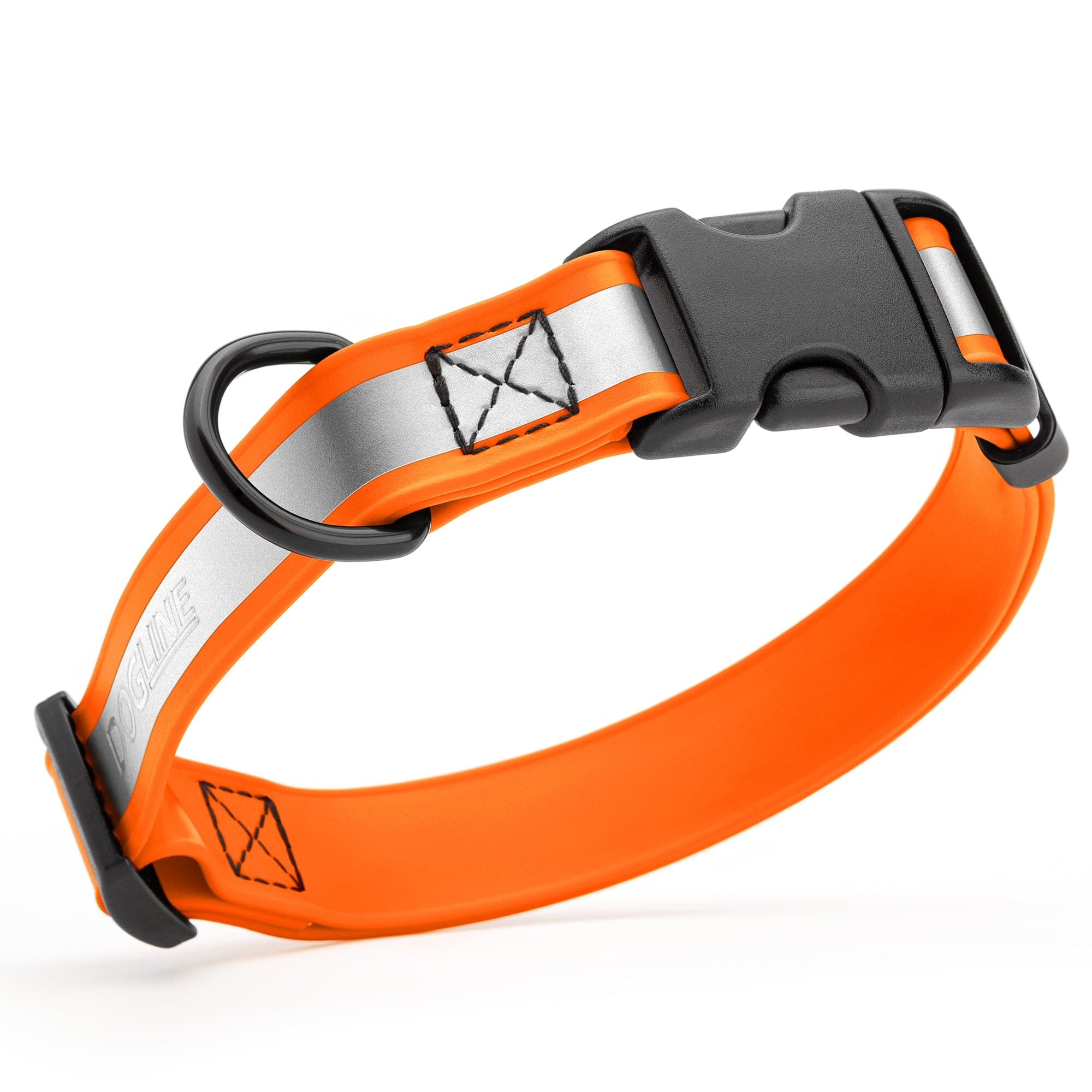 Biothane Reflective Dog Collar - Quick Release Buckle