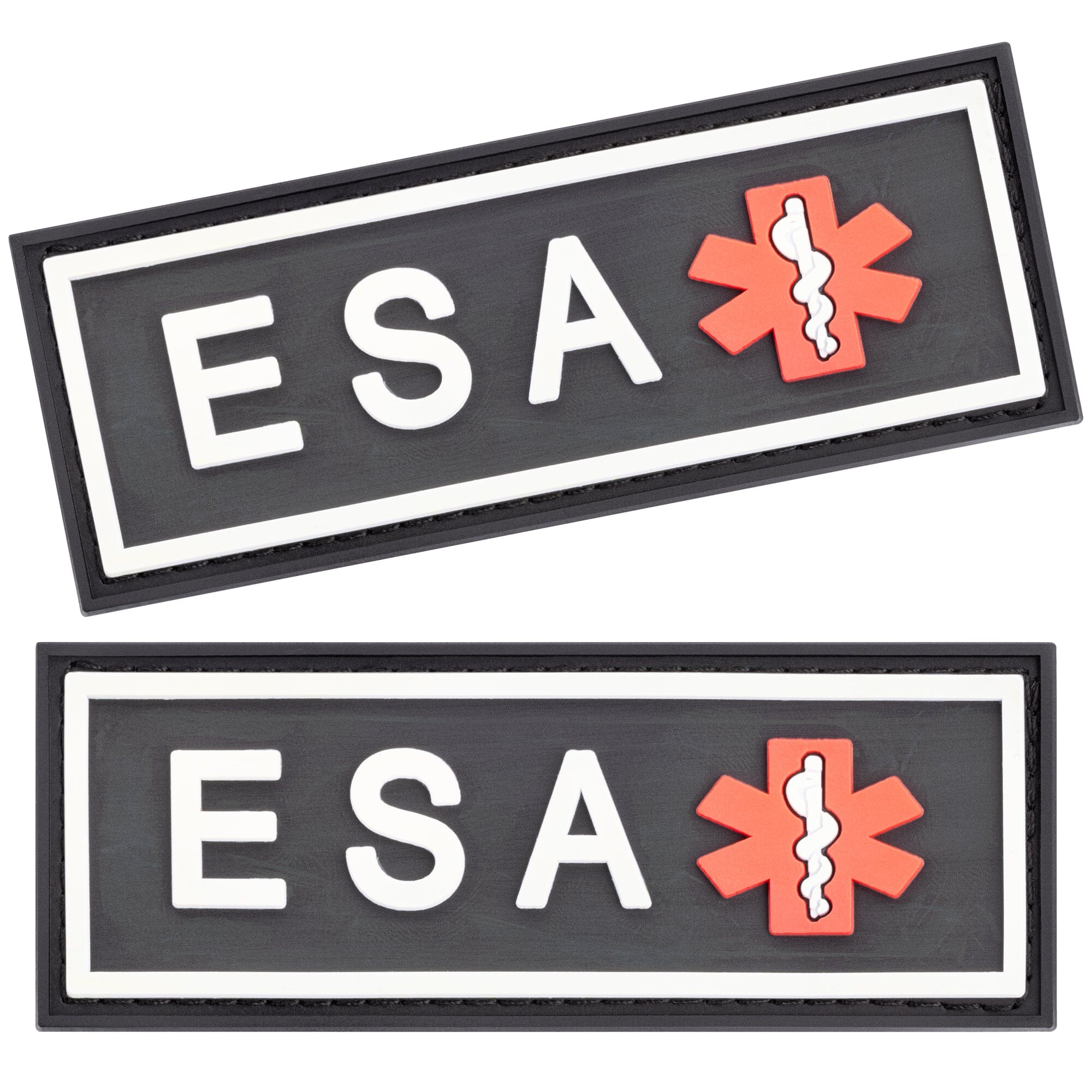 3D Rubber Patches for Dog Harness or Vest