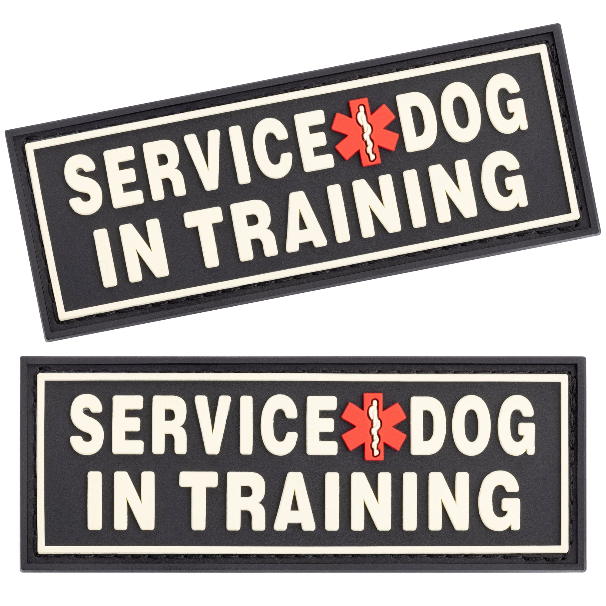 3D Rubber Patches for Dog Harness or Vest