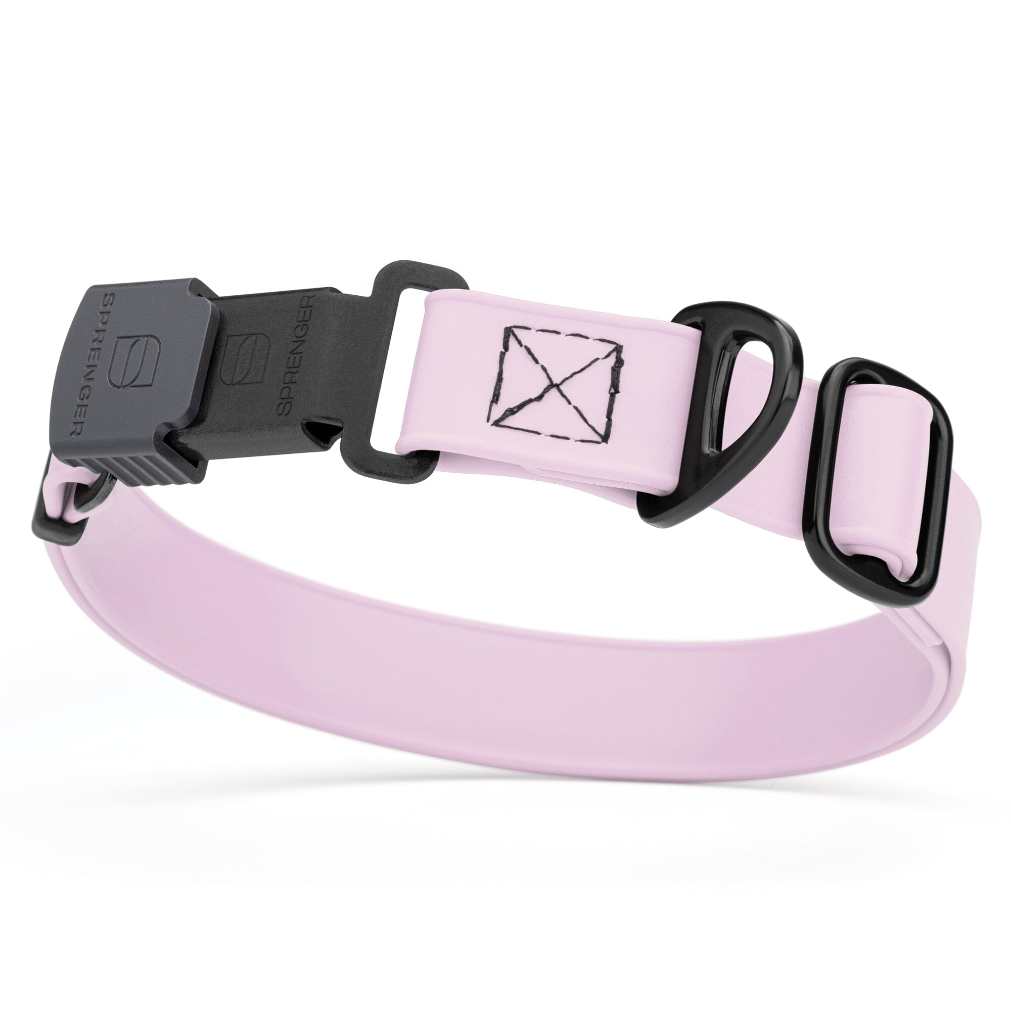 Sprenger BioThane Waterproof Dog Collar - Stainless Steel ClicLock Quick Release Buckle