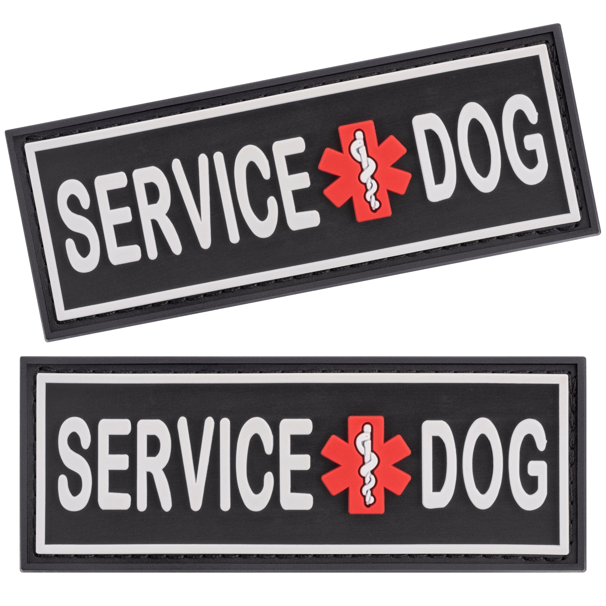 3D Rubber Patches for Dog Harness or Vest