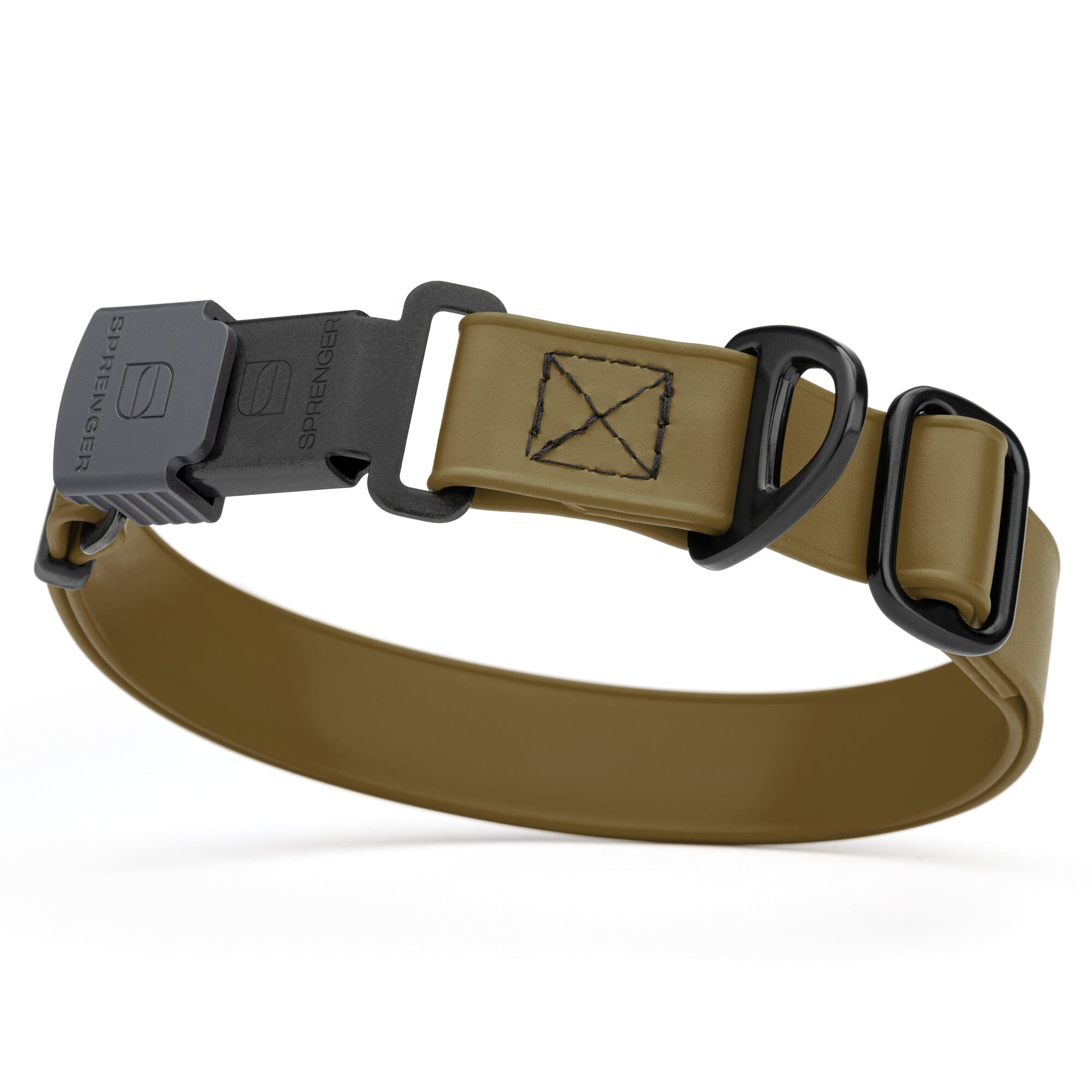 Sprenger BioThane Waterproof Dog Collar - Stainless Steel ClicLock Quick Release Buckle