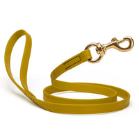 Brass Clip - SMOOTH BioThane Leash: 6ft; 1/2", 5/8", 3/4" wide
