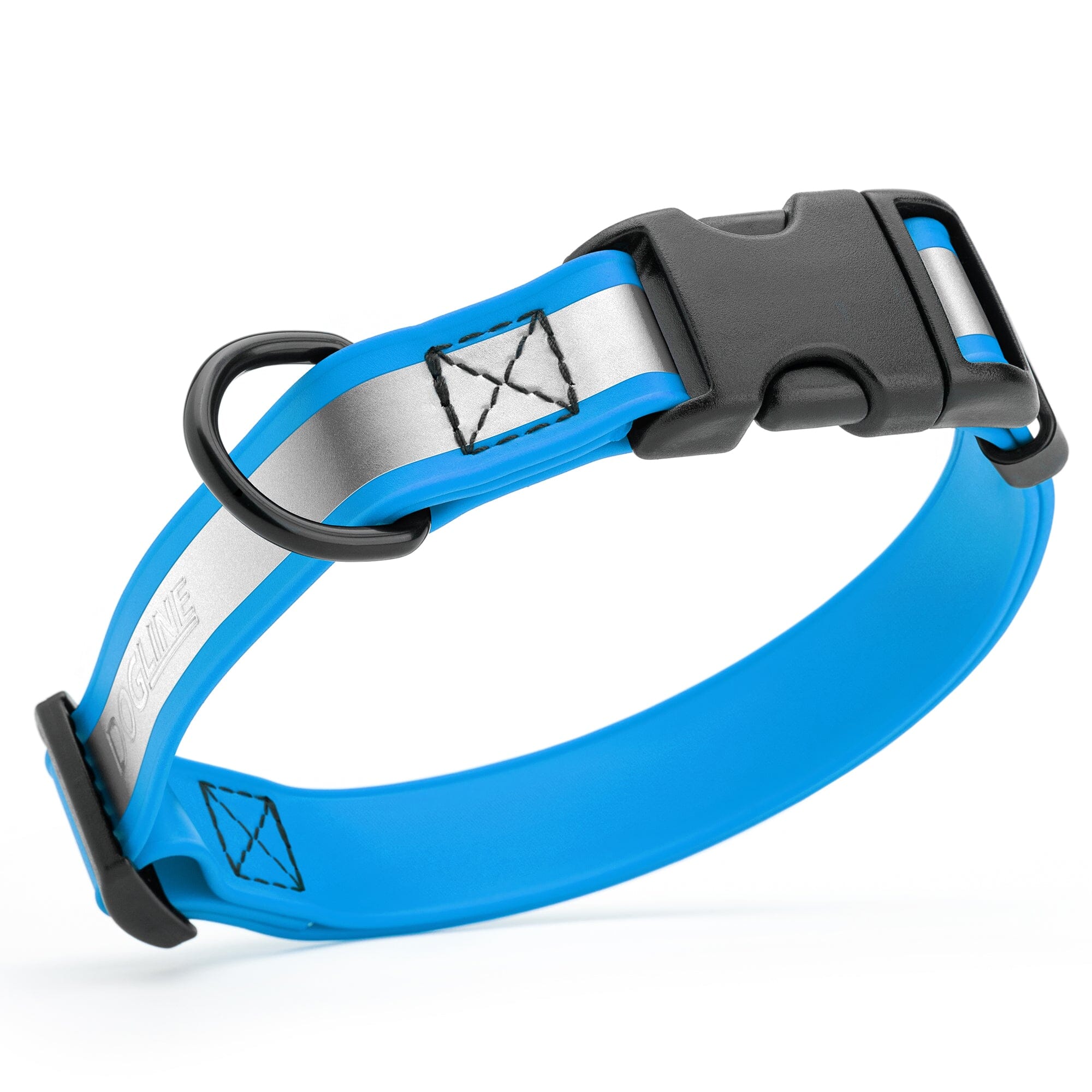 Biothane Reflective Dog Collar - Quick Release Buckle
