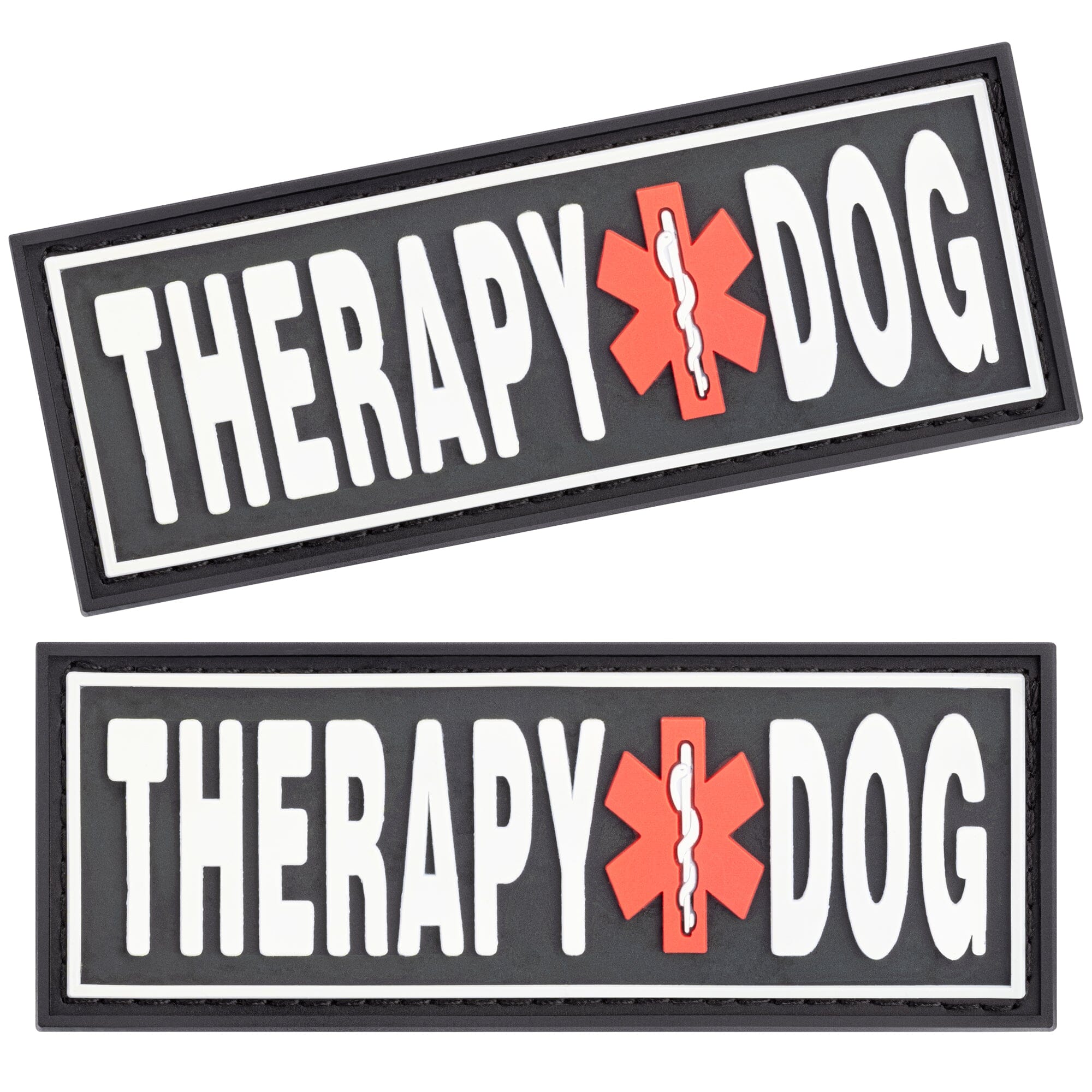 3D Rubber Patches for Dog Harness or Vest