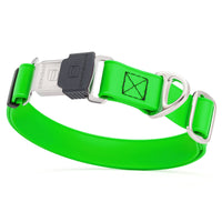 Sprenger BioThane Waterproof Dog Collar - Stainless Steel ClicLock Quick Release Buckle