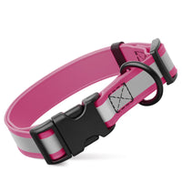 Biothane Reflective Dog Collar - Quick Release Buckle
