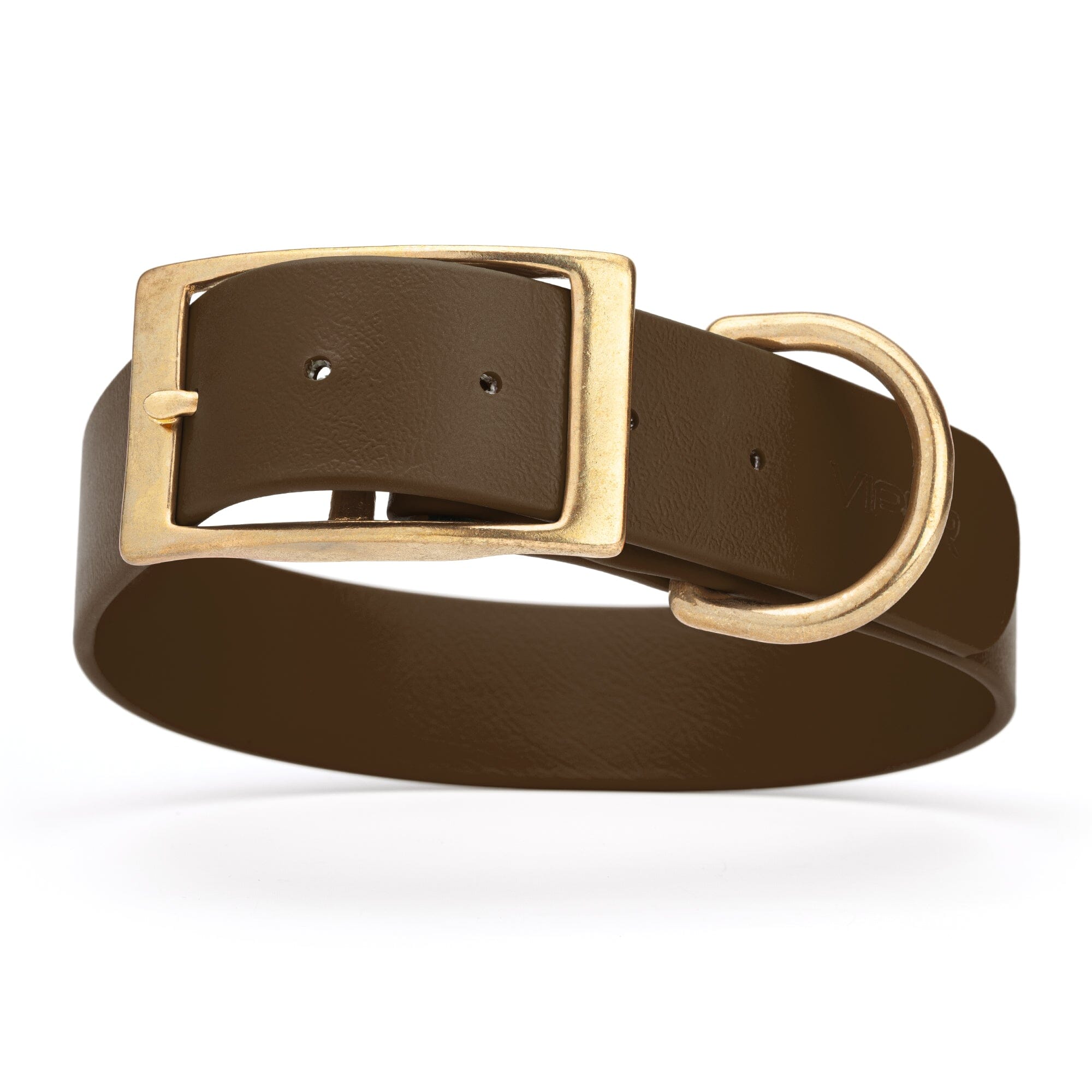 Brass: XXL (24-28"long, 1.5"wide) Biothane Collar