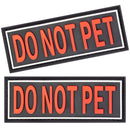 3D Rubber Patches for Dog Harness or Vest