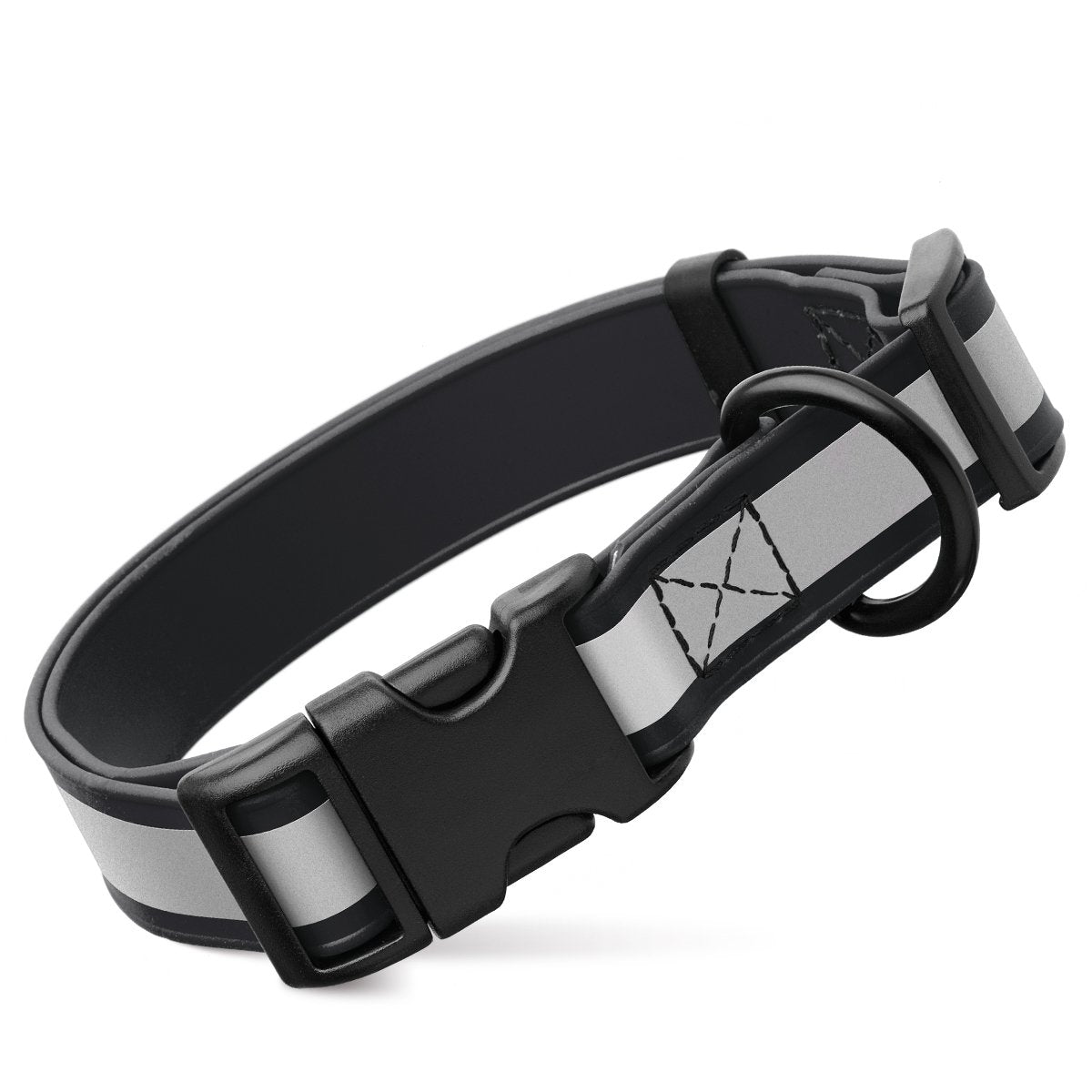 Biothane Reflective Dog Collar - Quick Release Buckle
