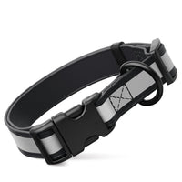 Biothane Reflective Dog Collar - Quick Release Buckle