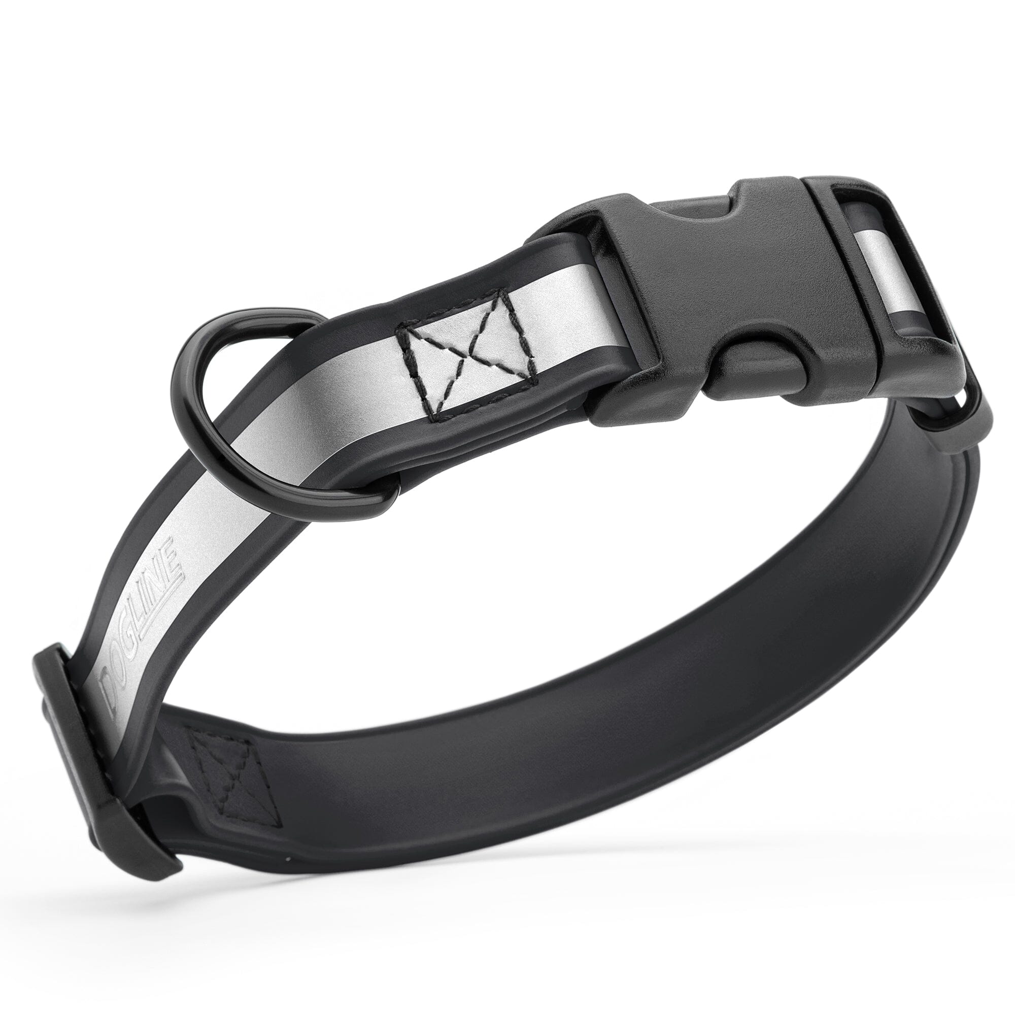 Biothane Reflective Dog Collar - Quick Release Buckle
