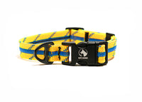 Adventure Dog Collar - Greens/Yellows