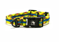 Adventure Dog Collar - Greens/Yellows