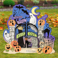 Halloween Scene Outdoor Decor