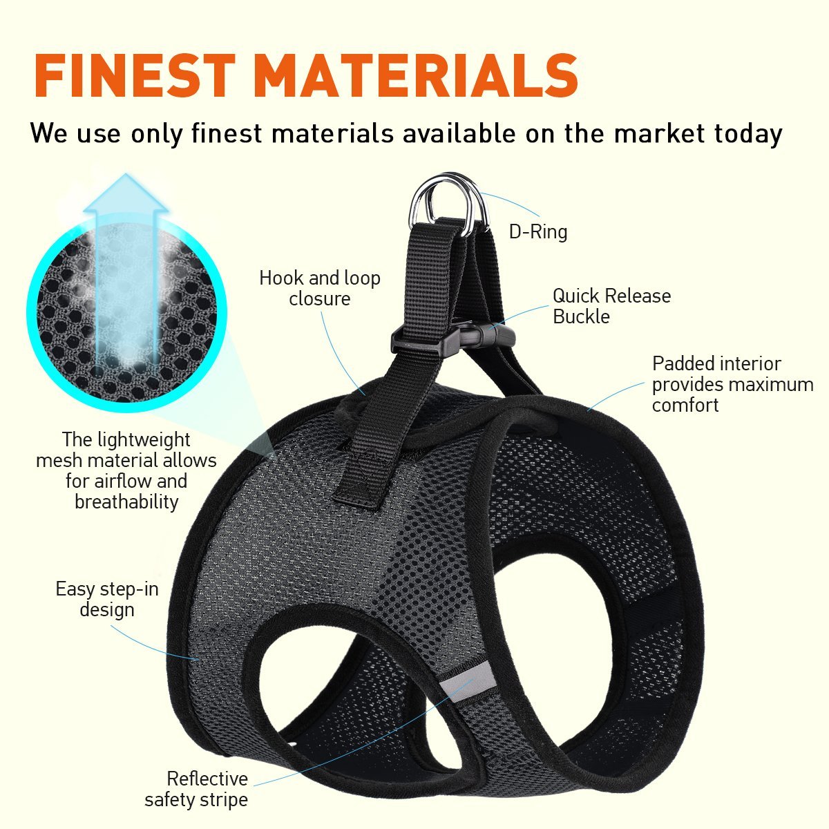 York Mesh Pet Harness