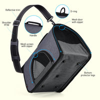 Dual Color Collapsible Pet Carrier - Airline Approved