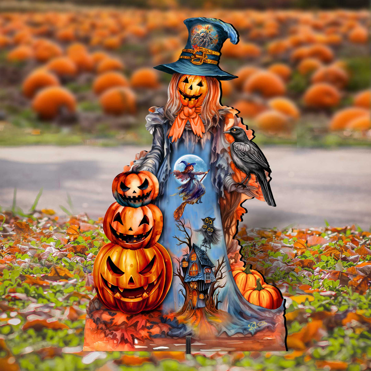 Pumpkinhead Monster Freestanding Decor