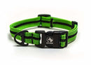 Adventure Dog Collar - Greens/Yellows