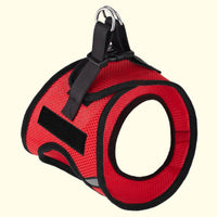 York Mesh Pet Harness  - 2 Hook & Loop Patch Fasteners