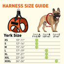 York Mesh Pet Harness  - 2 Hook & Loop Patch Fasteners