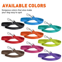 Comfort Microfiber Flat Dog Leash