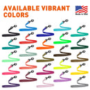 Black Clip - SMOOTH BioThane Traffic Lead: 2 ft; 3/4" width