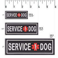 3D Rubber Patches for Dog Harness or Vest