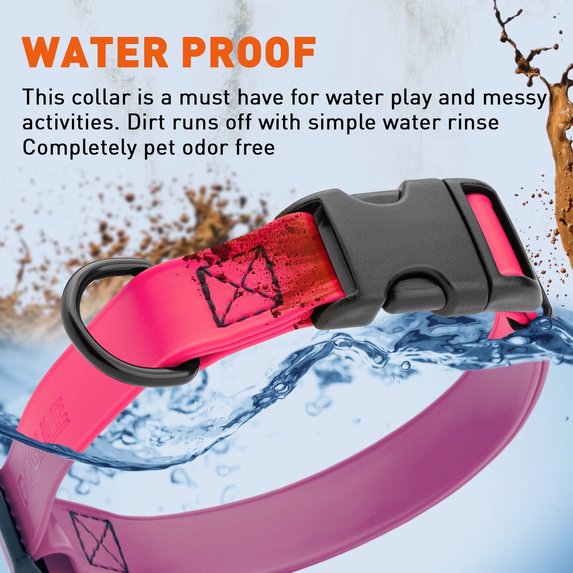 Biothane Waterproof Dog Collar - Plastic Quick Release Buckle