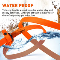 Biothane Slip Lead: 5ft, 7ft; 3/8", 5/8", 1/2" widths