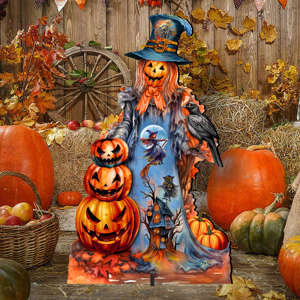 Pumpkinhead Monster Freestanding Decor