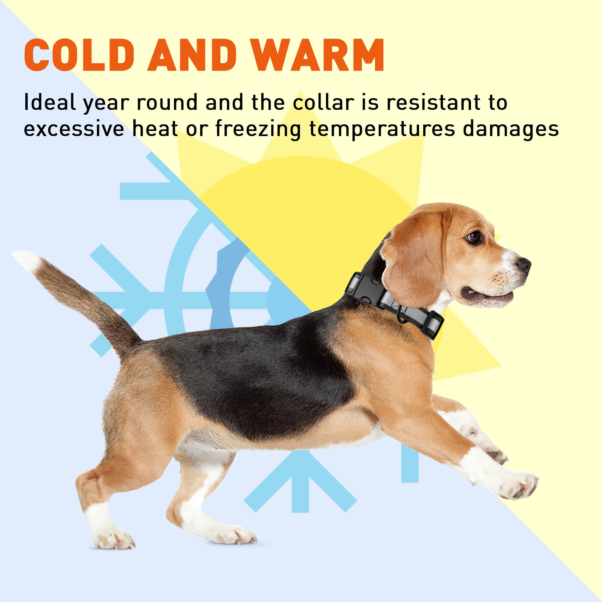 Biothane Reflective Dog Collar - Quick Release Buckle
