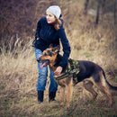 Reflective Fabric Patches for Dog Harness or Vest (Set of 2)