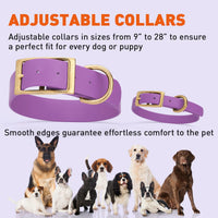 Brass: SMALL (12-15"long, 5/8"wide) BioThane Collar
