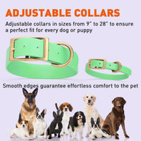 Brass: XXL (24-28"long, 1.5"wide) Biothane Collar