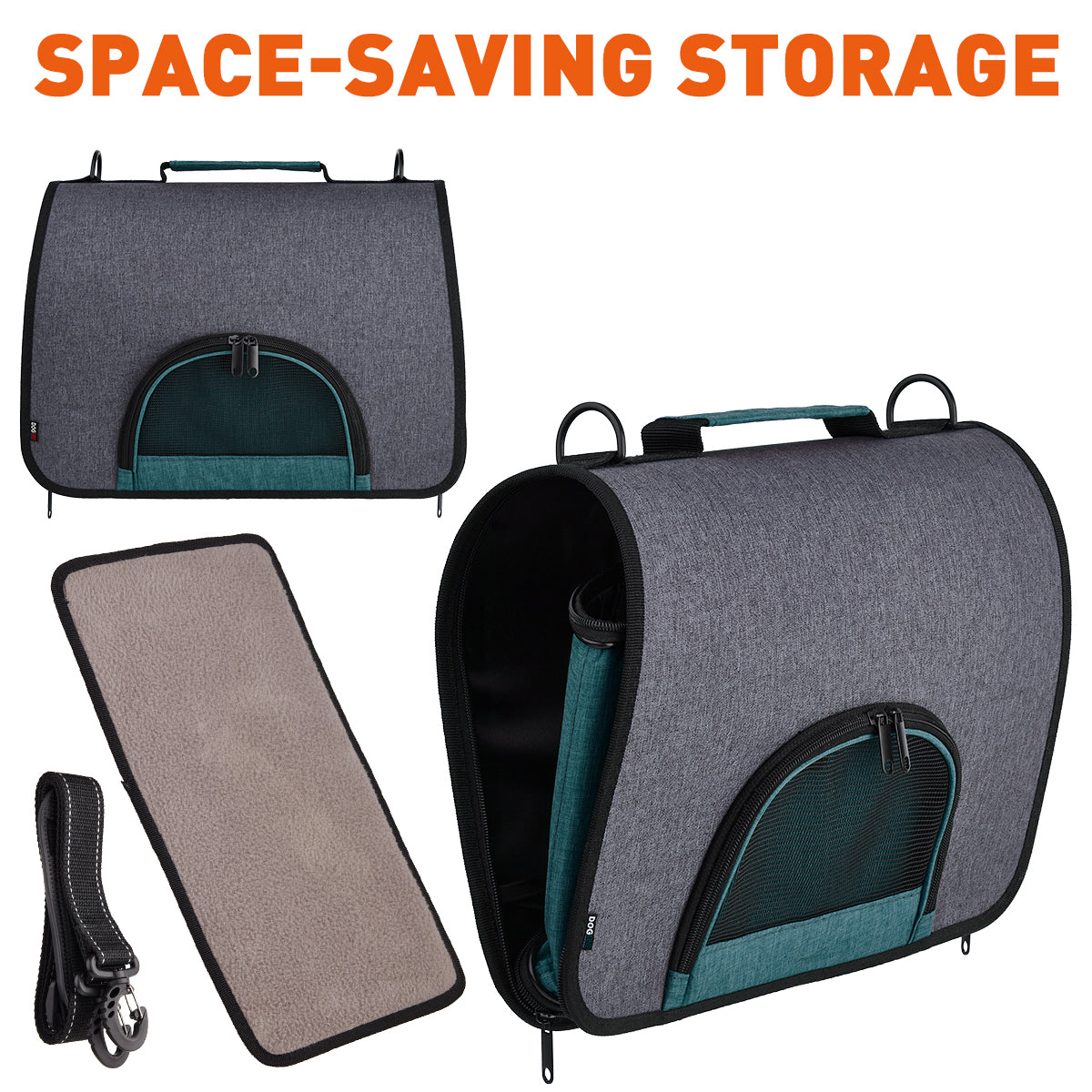 Dual Color Collapsible Pet Carrier - Airline Approved