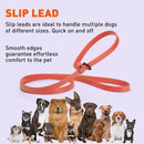 Biothane Slip Lead: 5ft, 7ft; 3/8", 5/8", 1/2" widths