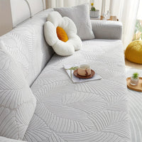 Premium Stretch Gray Couch Cover | Durable, Non-Slip & Versatile
