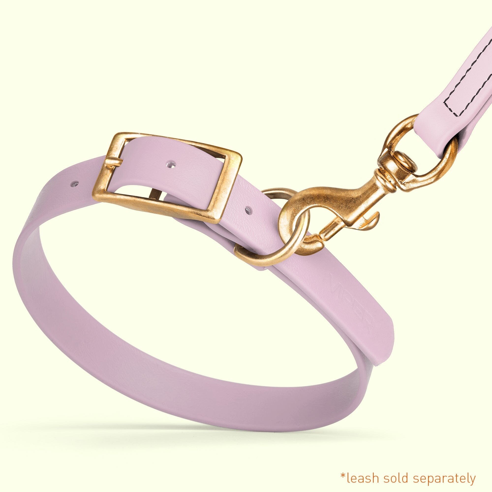 Brass: XL (22-25"long, 1"wide) Biothane Collar