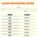 Biothane Waterproof Dog Leash, 4 ft