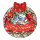 Merry Christmas & Cardinals Welcome Wreath
