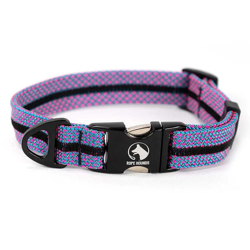 Adventure Dog Collar - Pinks/Purples
