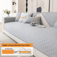 Summer Cooling Silk Non-slip Sofa Cover- Couch Cover for Dogs