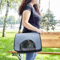 Dual Color Collapsible Pet Carrier - Airline Approved