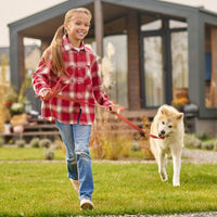 Brass Clip - SMOOTH BioThane Leash: 6ft; 1/2", 5/8", 3/4" wide